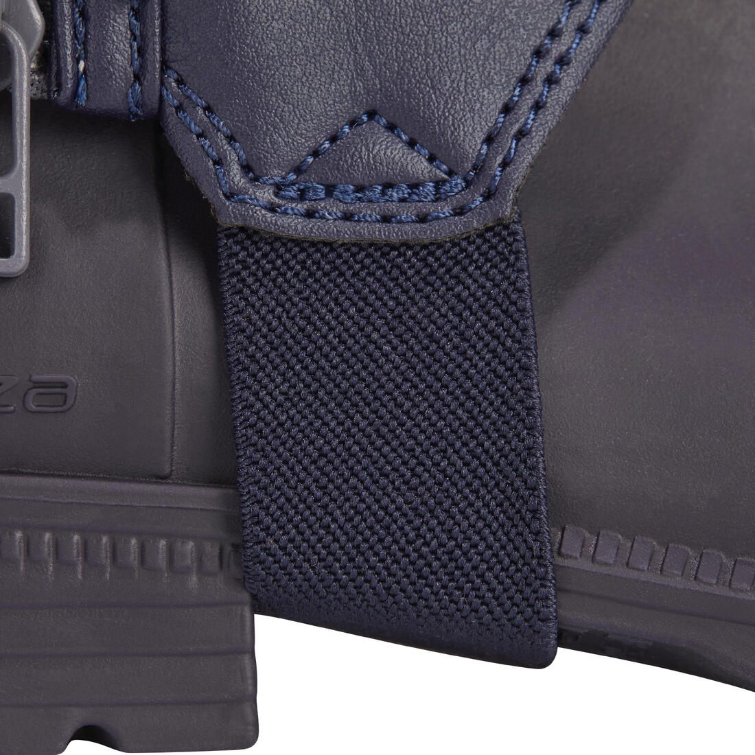 Kids' Horse Riding Mesh Half Chaps 100 - Navy - Image 7