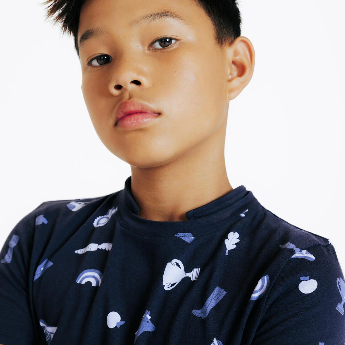 Kids' Horse Riding Short-Sleeved Polo Magic - All Over Print - Image 3