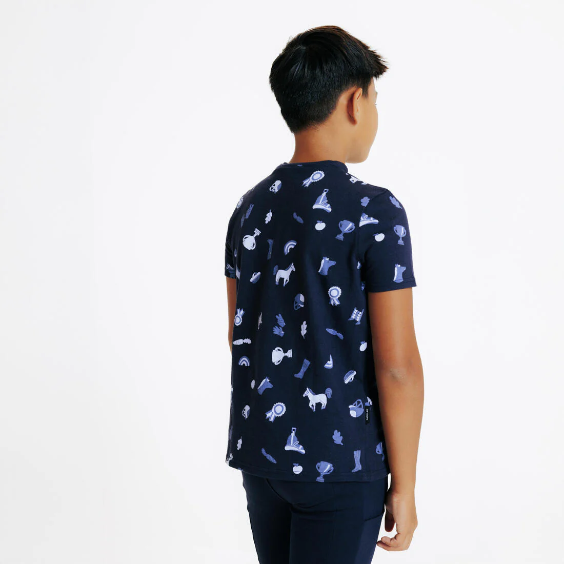 Kids' Horse Riding Short-Sleeved Polo Magic - All Over Print - Image 4