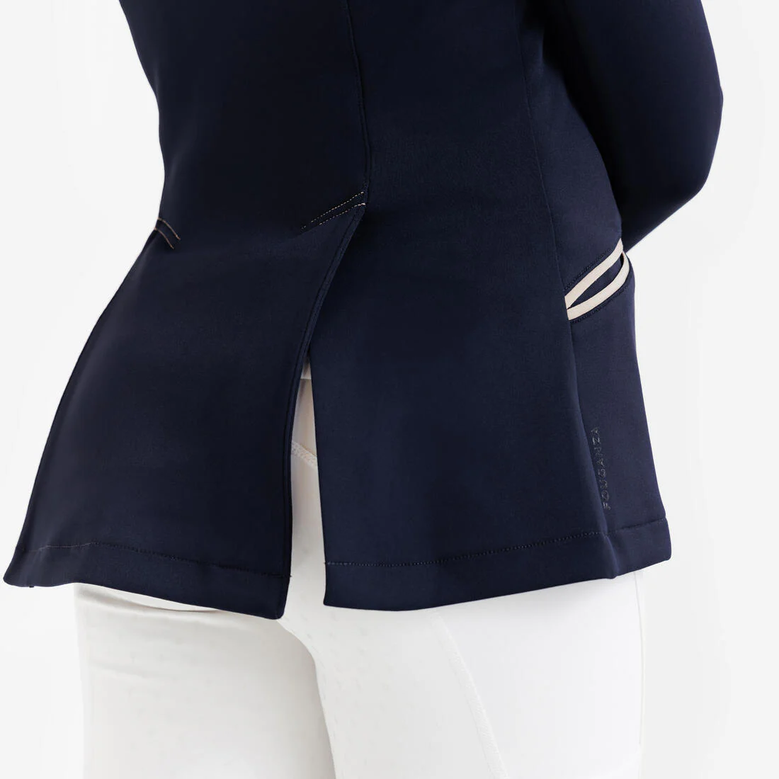 Kids' Horse Riding Show Jacket 500 - Navy - Image 7
