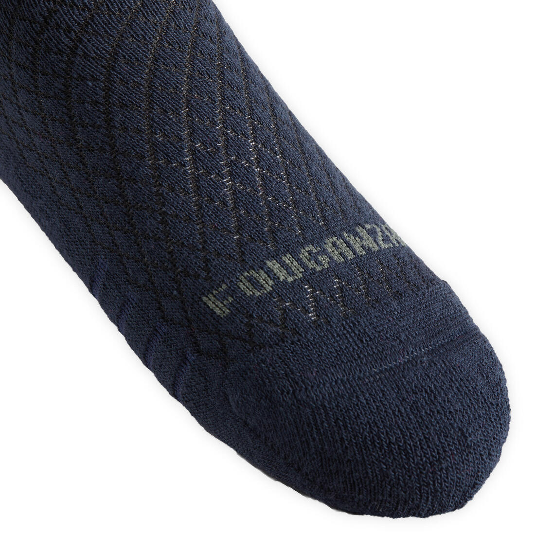 Kids' Horse Riding Socks SKS 500 Twin-Pack - Navy/Pink Pony Print - Image 7