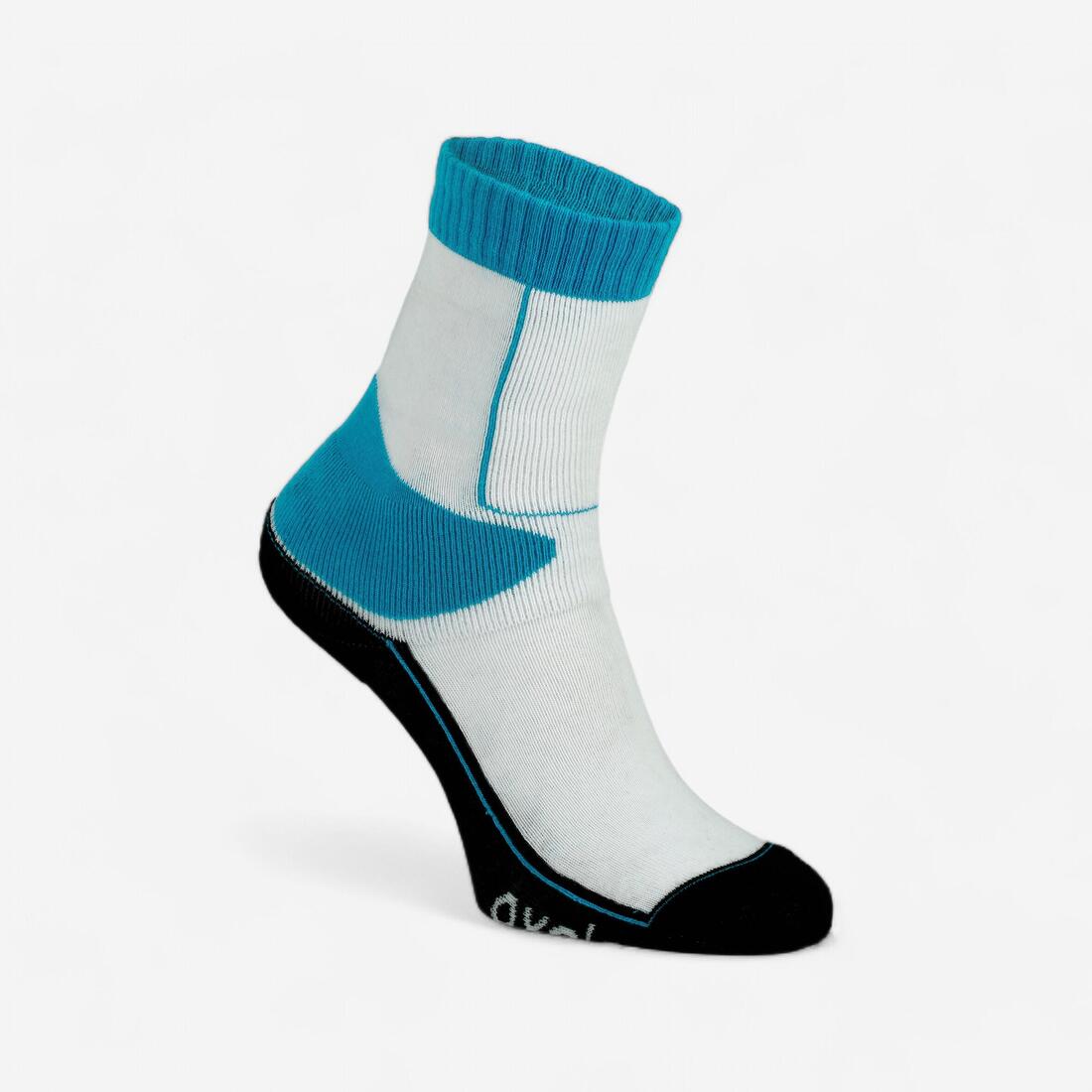 Kids' Inline Skating Socks Play - Blue/White