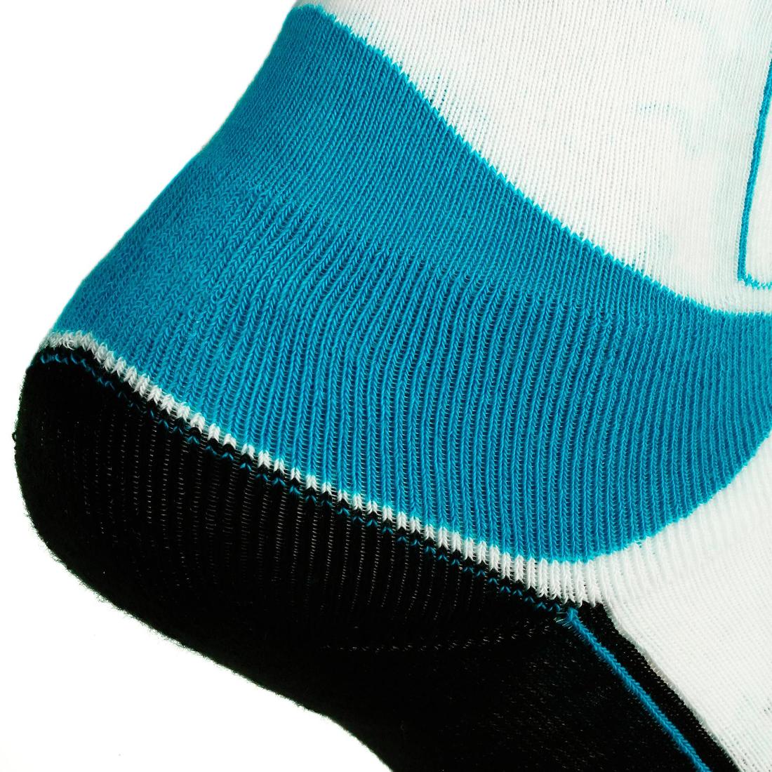 Kids' Inline Skating Socks Play - Blue/White - Image 3