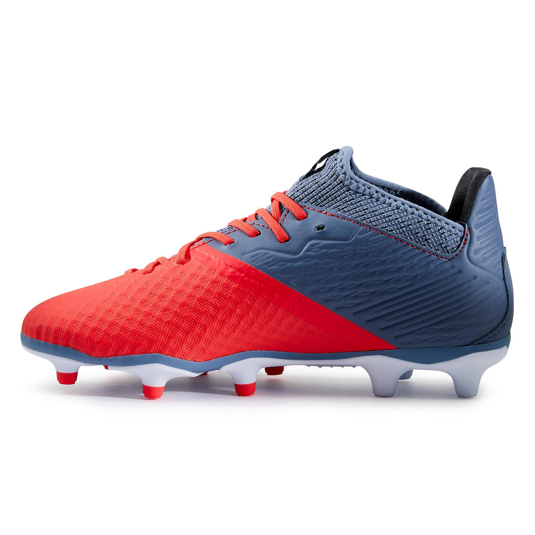 Kids' Lace-Up Comfort Football Boots Viralto III FG - Red & - Image 3