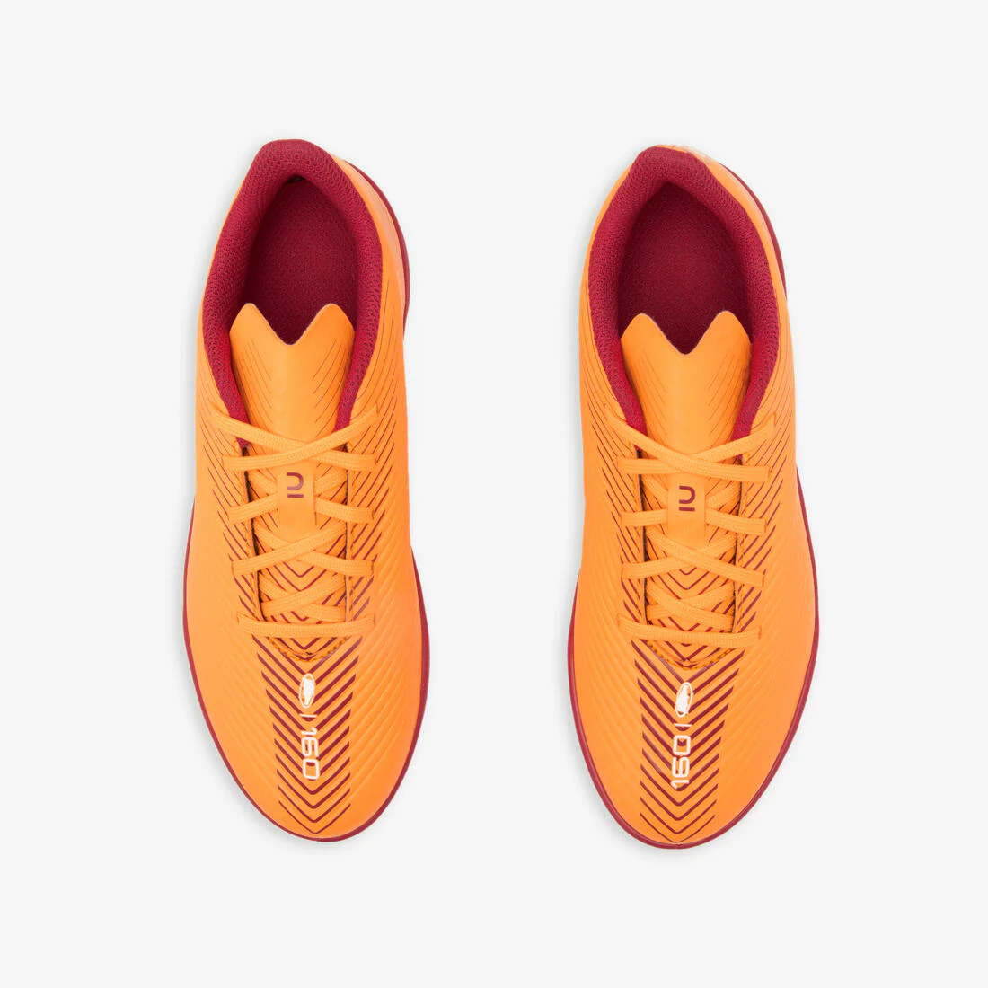 Kids' Lace-Up Football Boots 160 Turf - Image 10