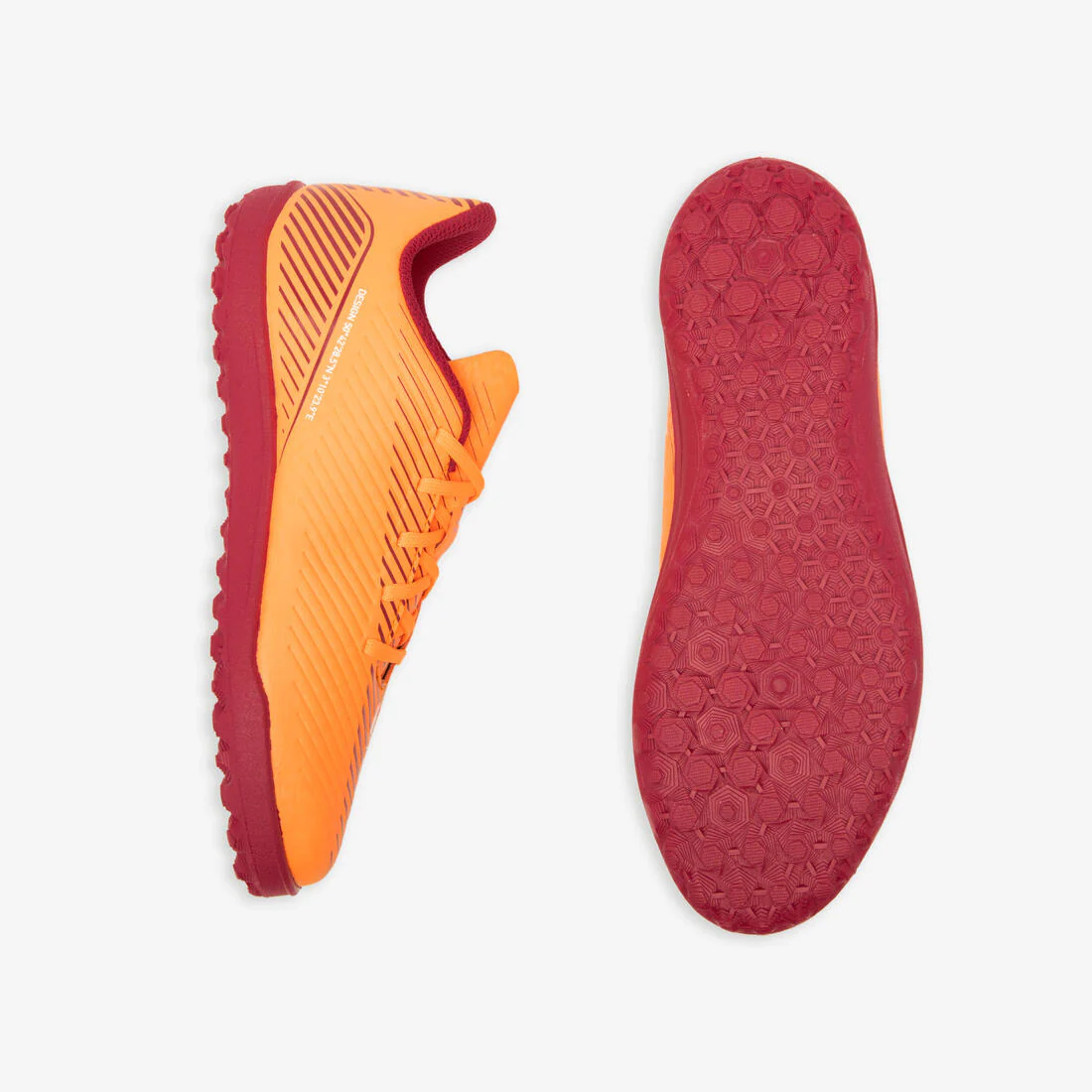 Kids' Lace-Up Football Boots 160 Turf - Image 11