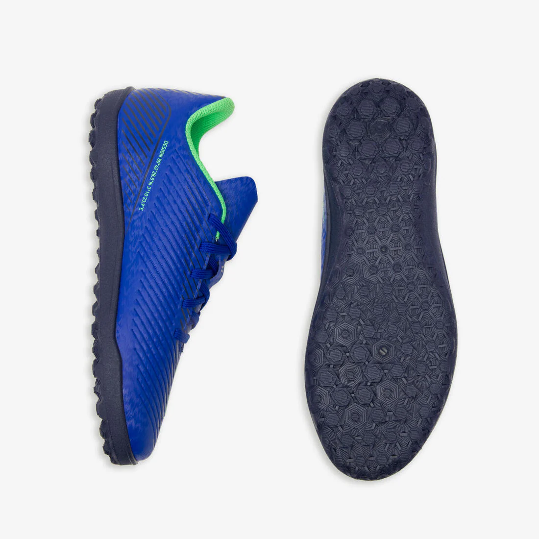 Kids' Lace-Up Football Boots 160 Turf - Image 12