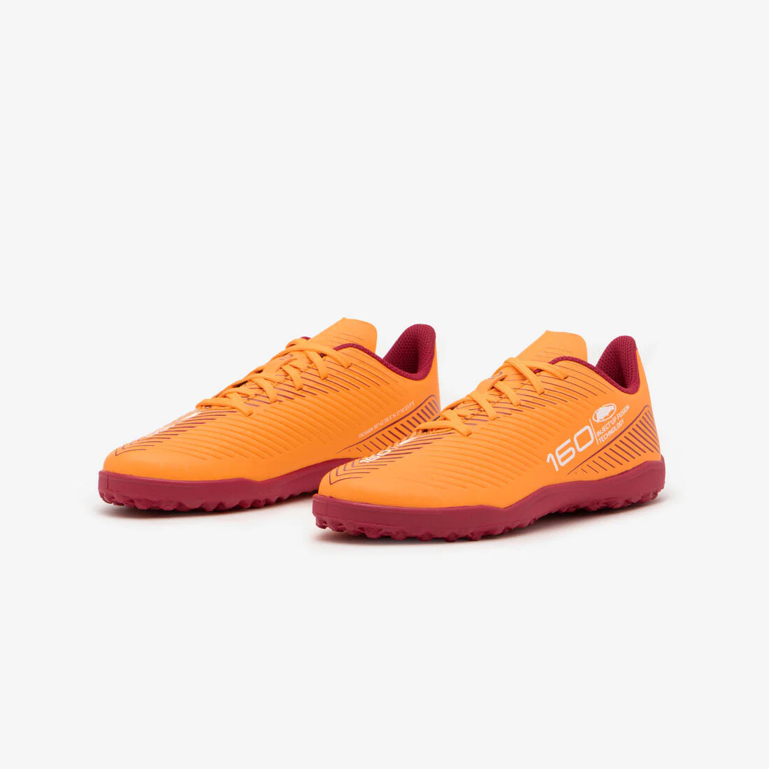 Kids' Lace-Up Football Boots 160 Turf - Image 13
