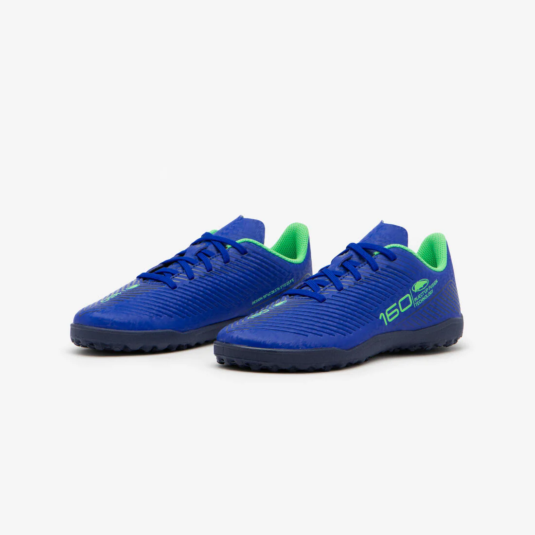 Kids' Lace-Up Football Boots 160 Turf - Image 14
