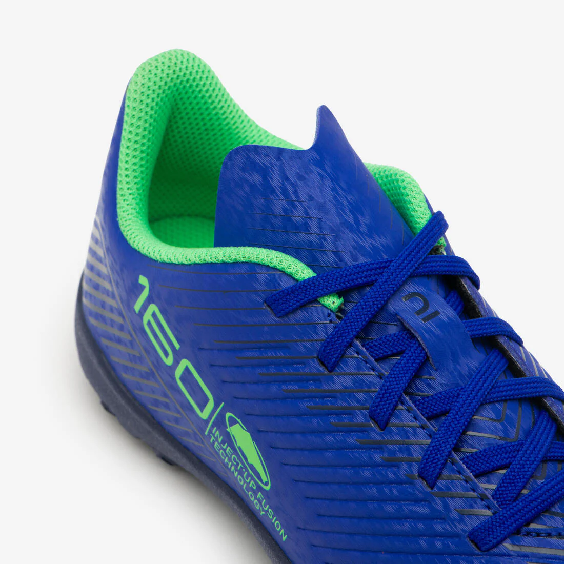 Kids' Lace-Up Football Boots 160 Turf - Image 3
