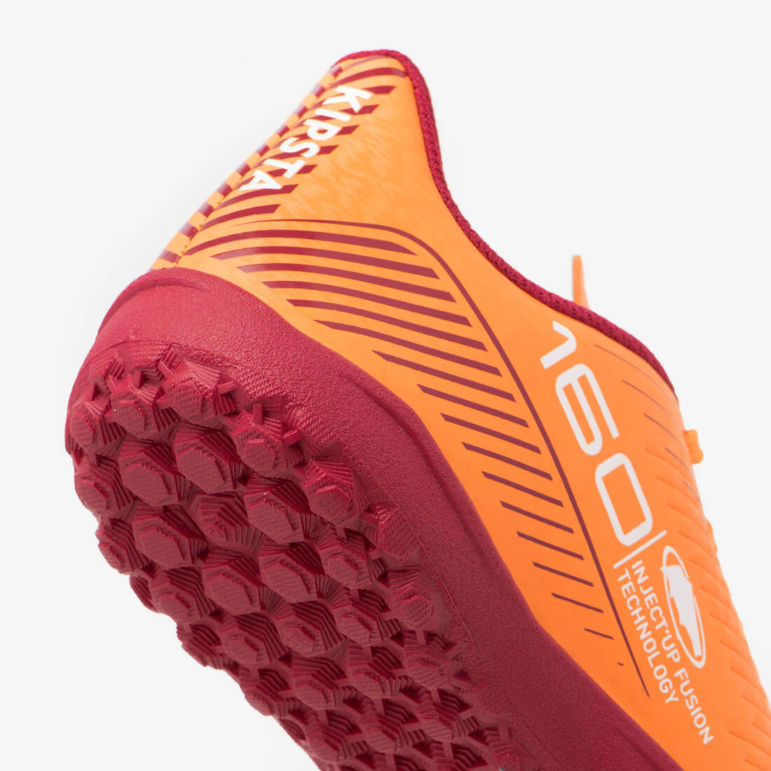 Kids' Lace-Up Football Boots 160 Turf - Image 6