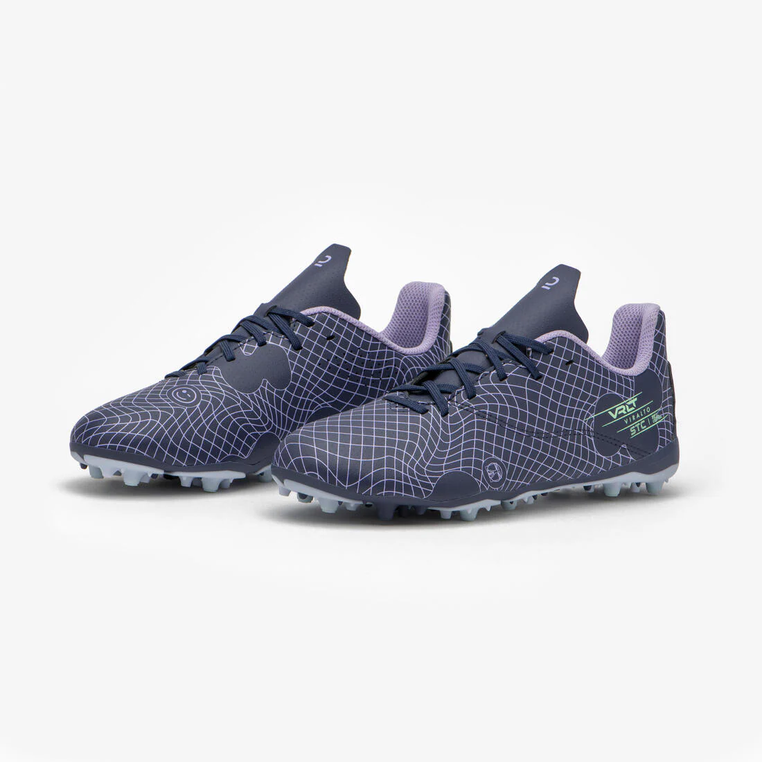 Kids' Lace-Up Football Boots Viralto I MG/AG - Nebula - Image 7