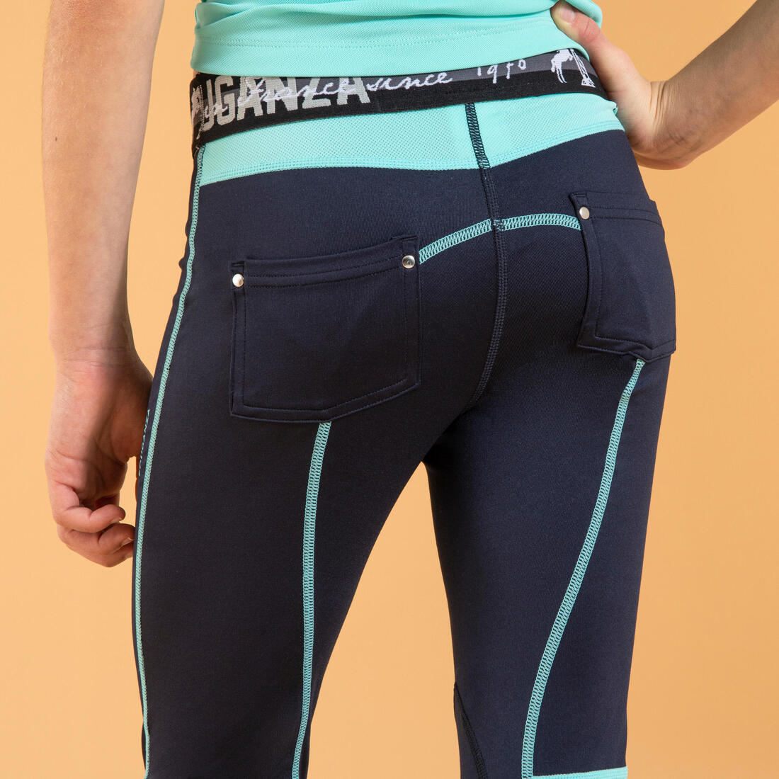 Kids' Light Horse Riding Leggings 100 - Image 10