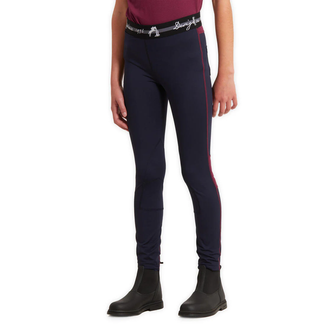 Kids' Light Horse Riding Leggings 100 - Image 11