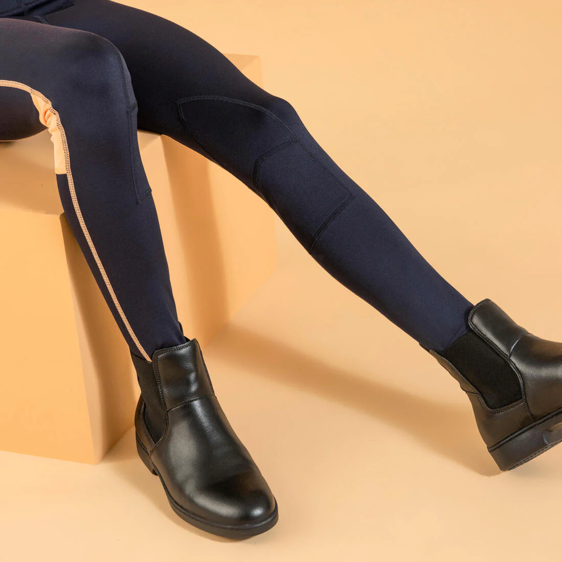 Kids' Light Horse Riding Leggings 100 - Image 13
