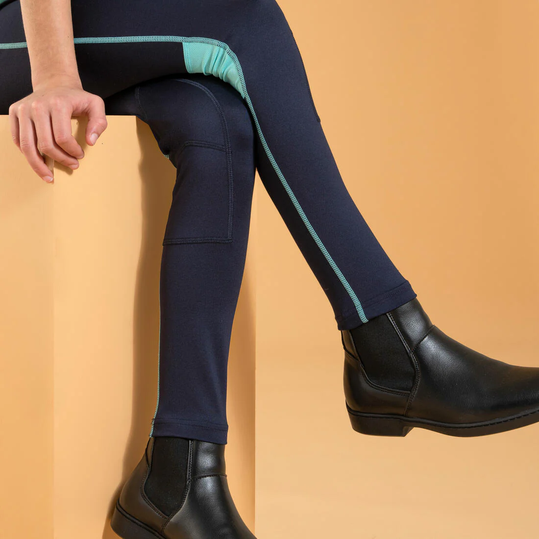 Kids' Light Horse Riding Leggings 100 - Image 18