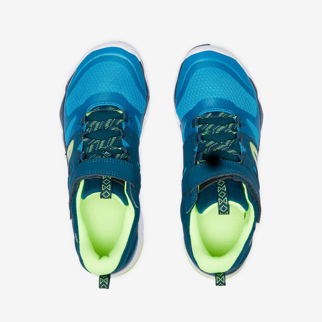 Kids' lightweight and breathable rip-tab trainers, teal - Image 20