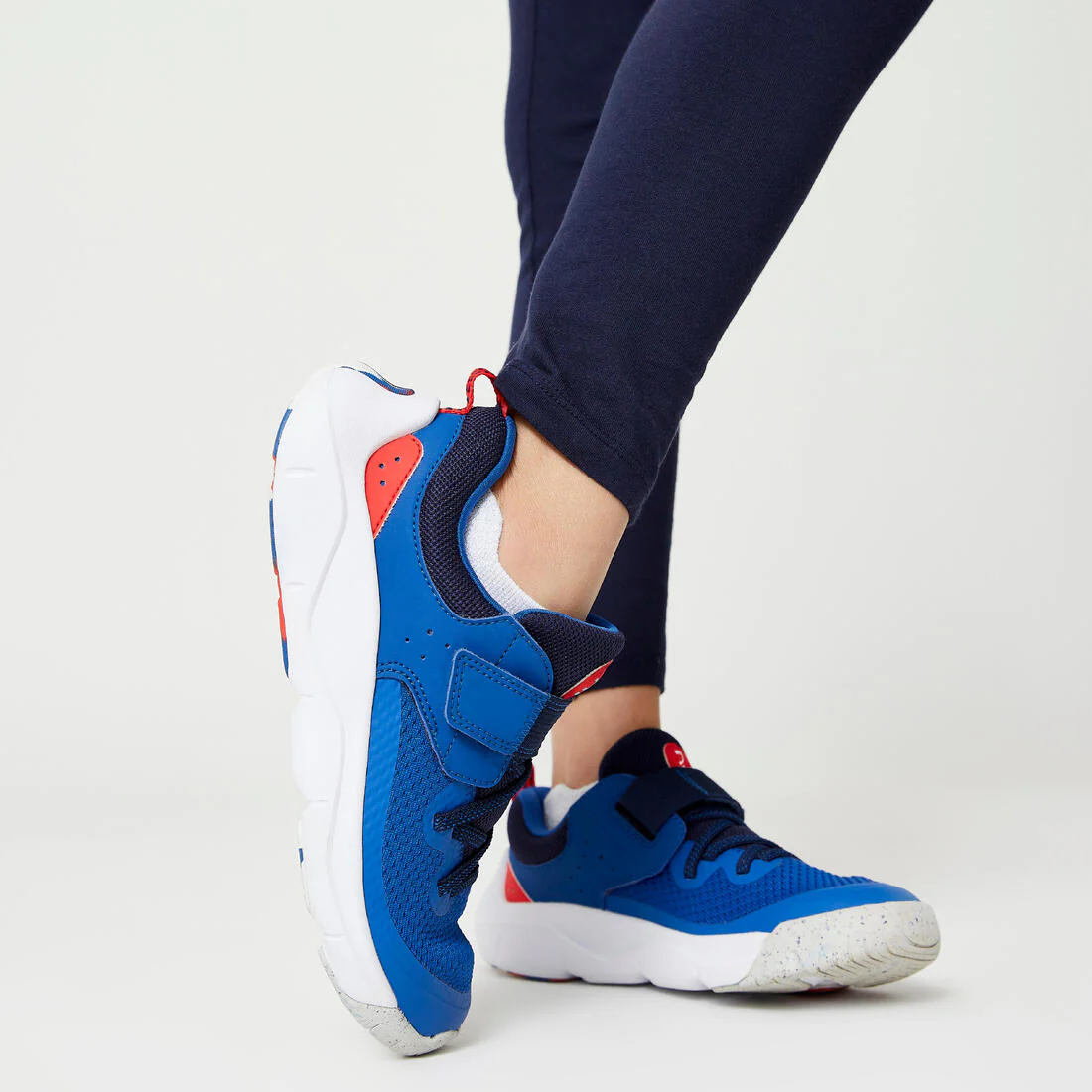 Kids' Lightweight Rip-Tab and Elasticated Laces Shoes Playful Fast - Image 17