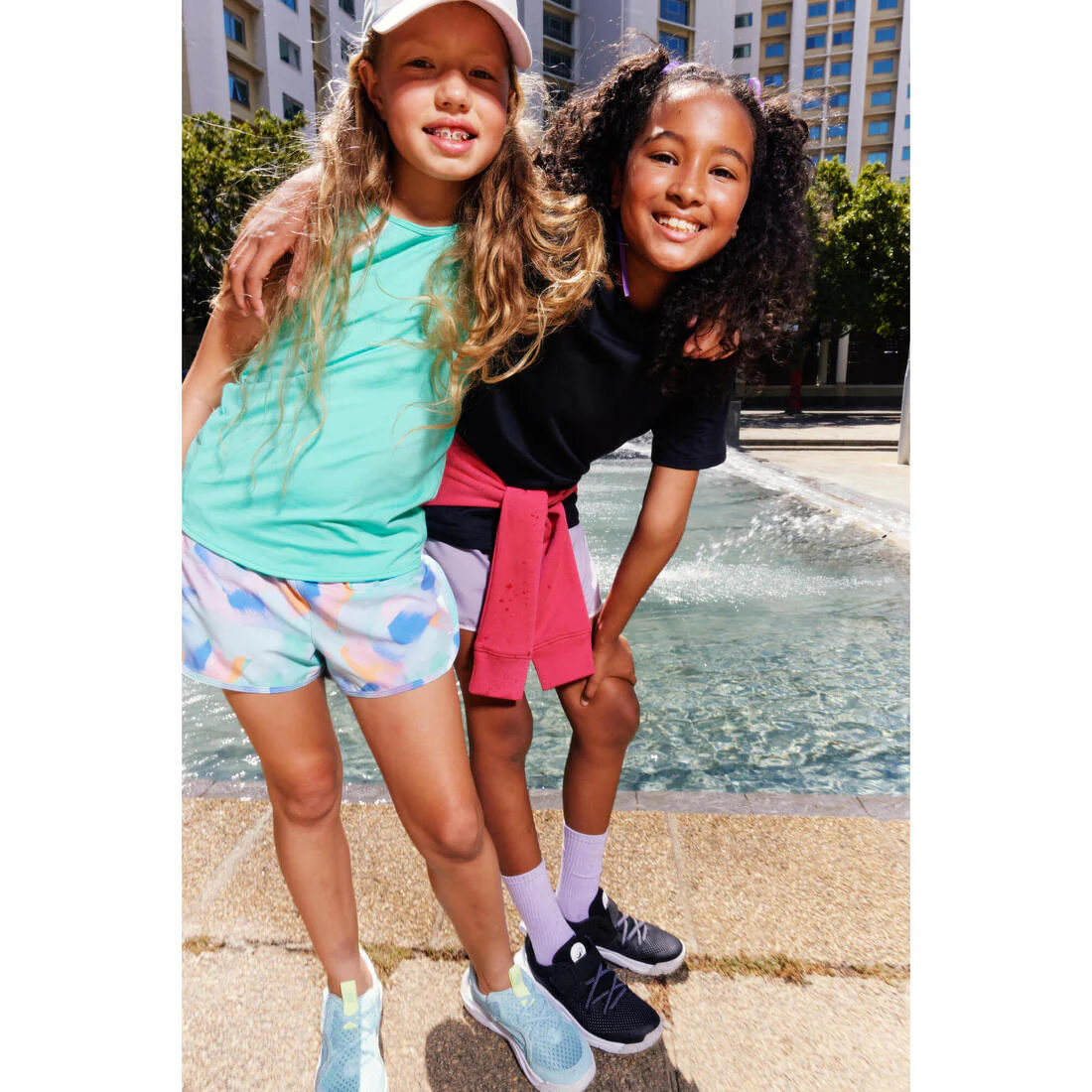 Kids' Lightweight Rip-Tab and Elasticated Laces Shoes Playful Fast - Image 23