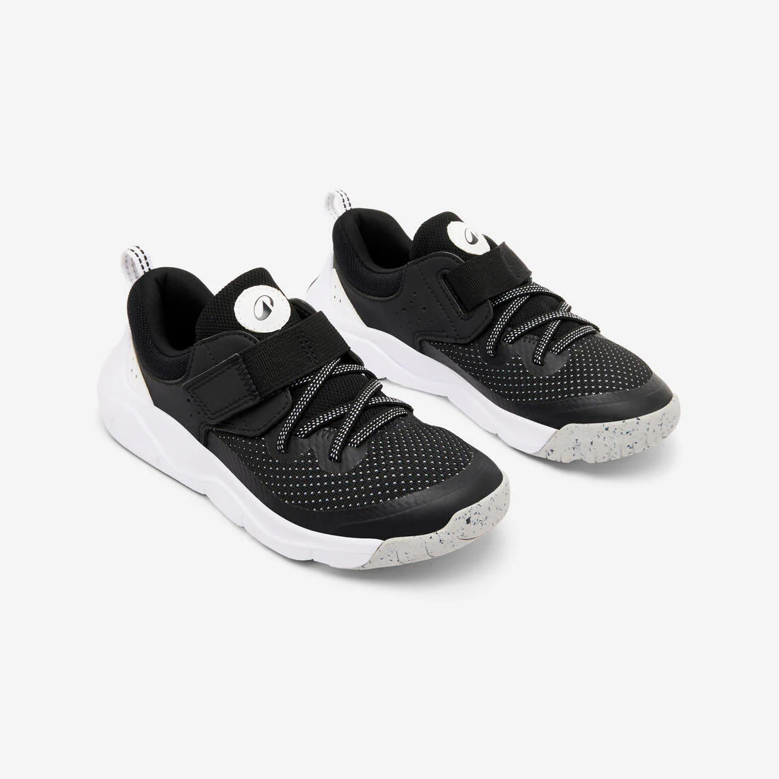 Kids' Lightweight Rip-Tab and Elasticated Laces Shoes Playful Fast - Image 4