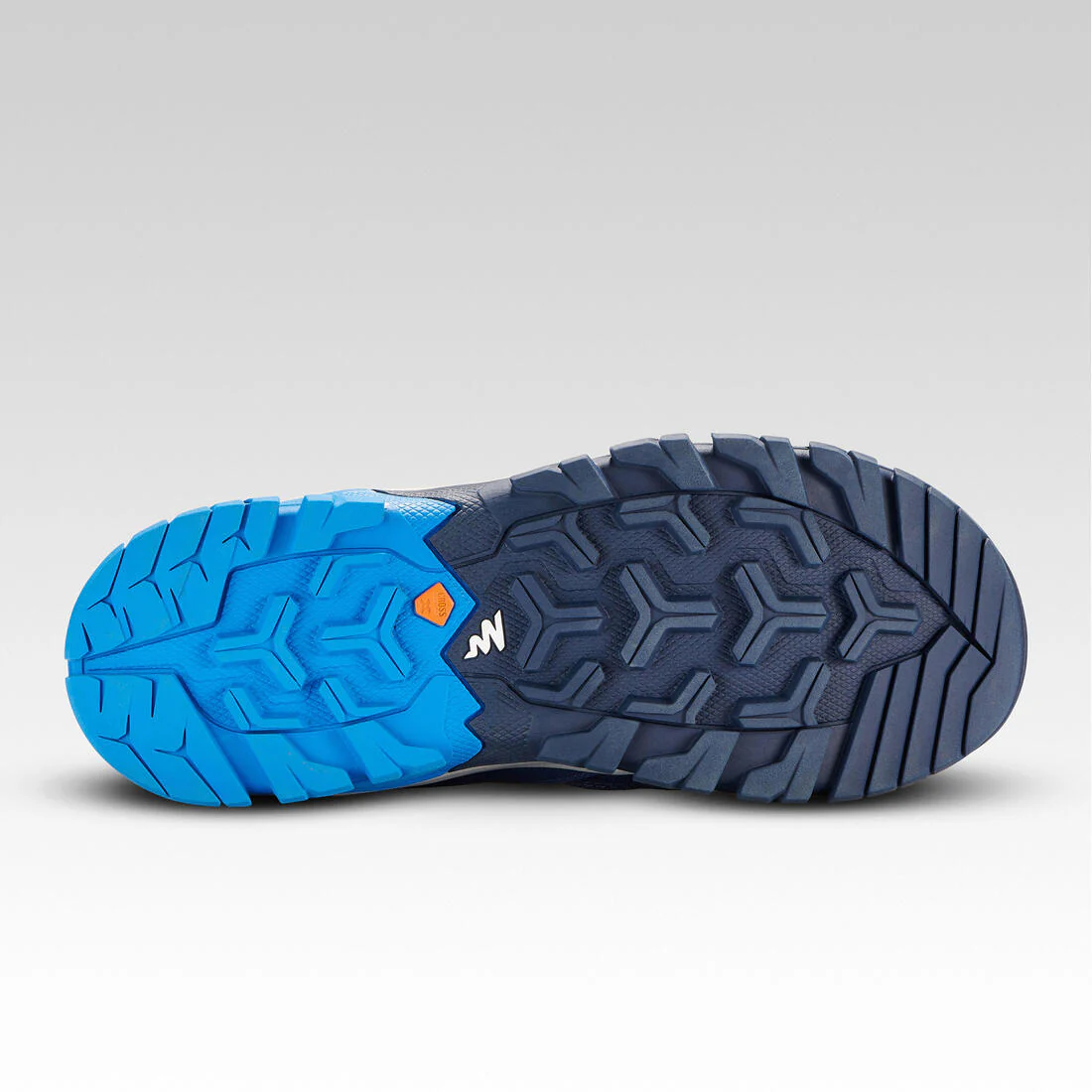 Kids' Low Lace-up Shoes - Sizes 2.5 to 5 - Blue/Orange - Image 4