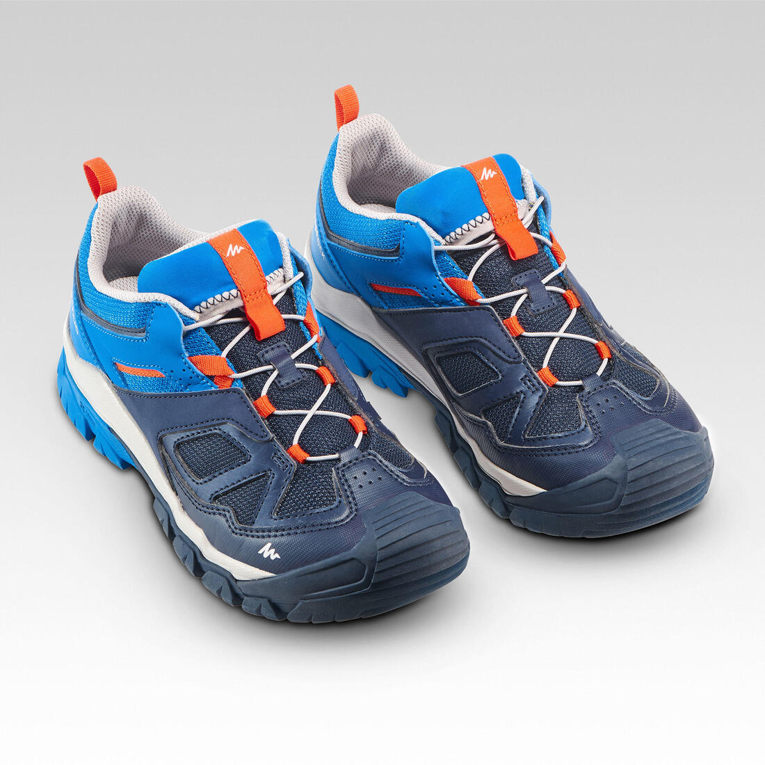 Kids' Low Lace-up Shoes - Sizes 2.5 to 5 - Blue/Orange - Image 5