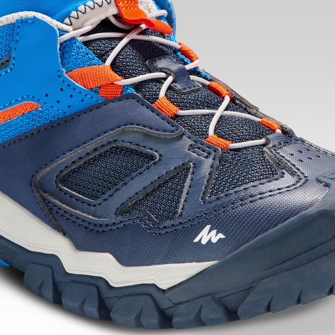 Kids' Low Lace-up Shoes - Sizes 2.5 to 5 - Blue/Orange - Image 8
