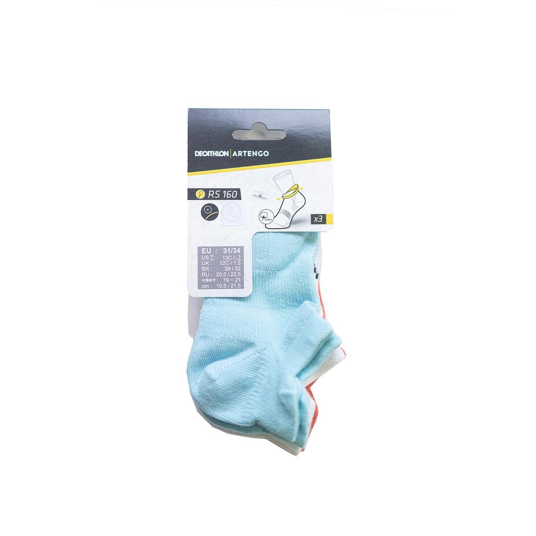 Kids' Low Sports Socks Tri-Pack RS 160 - Image 28