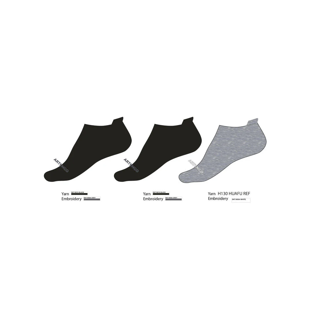 Kids' Low Sports Socks Tri-Pack RS 160 - Image 29