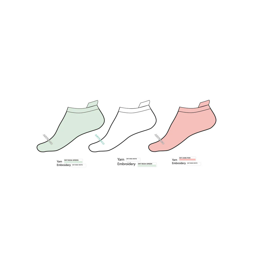 Kids' Low Sports Socks Tri-Pack RS 160 - Image 40