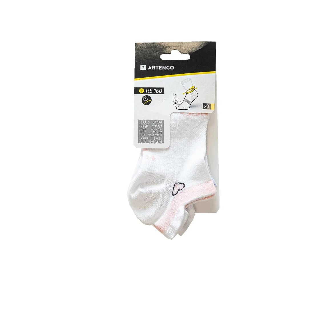 Kids' Low Sports Socks Tri-Pack RS 160 - Image 43