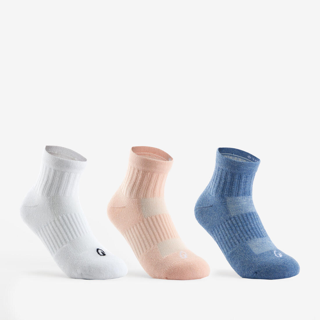 Kids' Mid-High Sports Socks Tri-Pack RS 500
