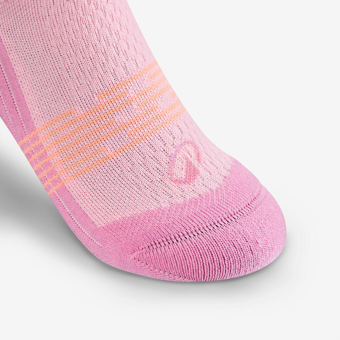 Kids’ mid-rise hiking socks (2 pairs), UK Jr Sizes 9-5, Hike 500 - Image 4