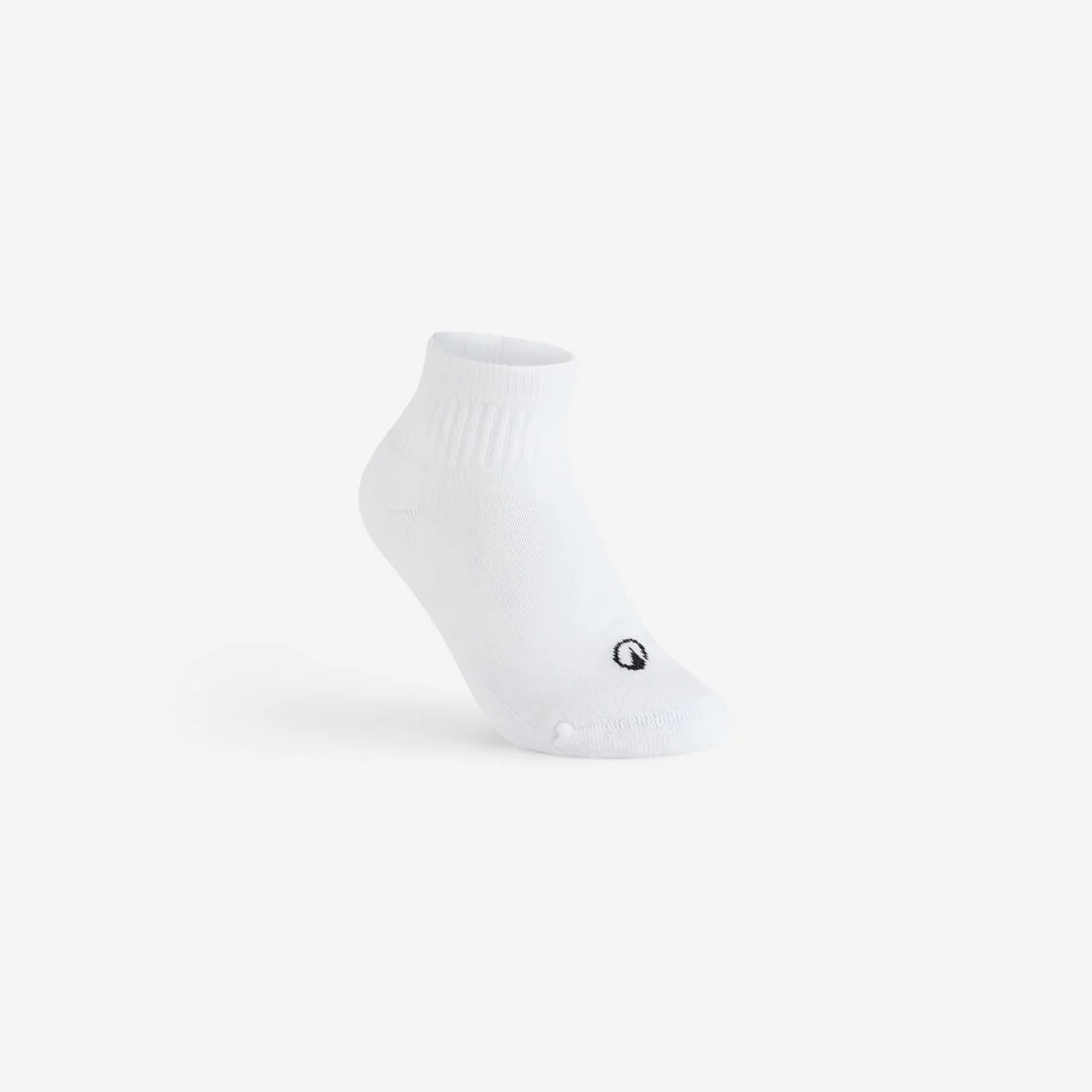 Kids' Mid Sports Socks RS 100 Tri-Pack - White - Image 2