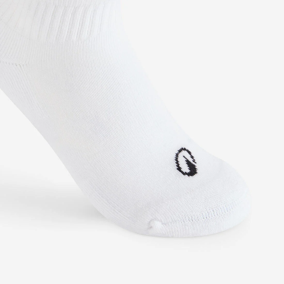 Kids' Mid Sports Socks RS 100 Tri-Pack - White - Image 3