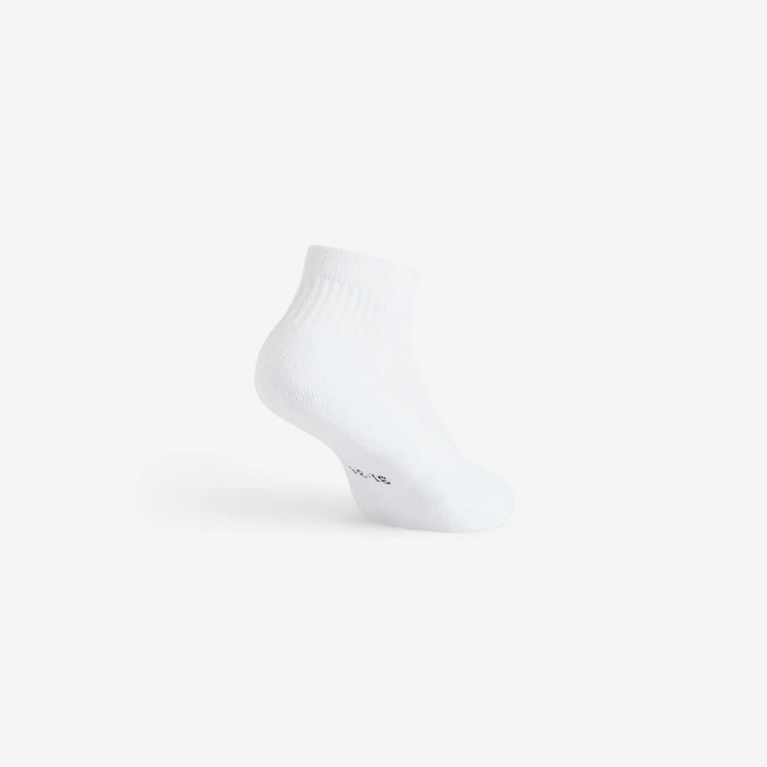Kids' Mid Sports Socks RS 100 Tri-Pack - White - Image 4