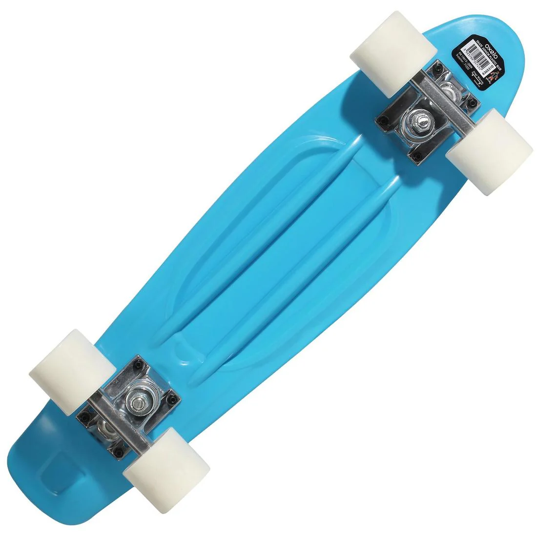 Kids' Mini Plastic Skateboard Play 500 - Blue - Image 4