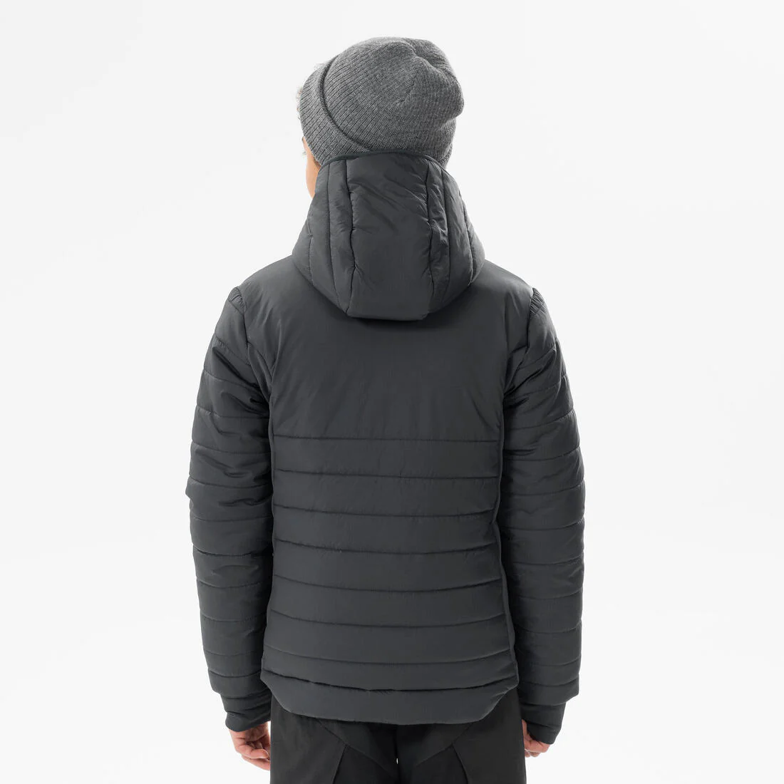 KIDS’ PADDED HIKING JACKET - HYBRID AGED 7-15 - Image 5