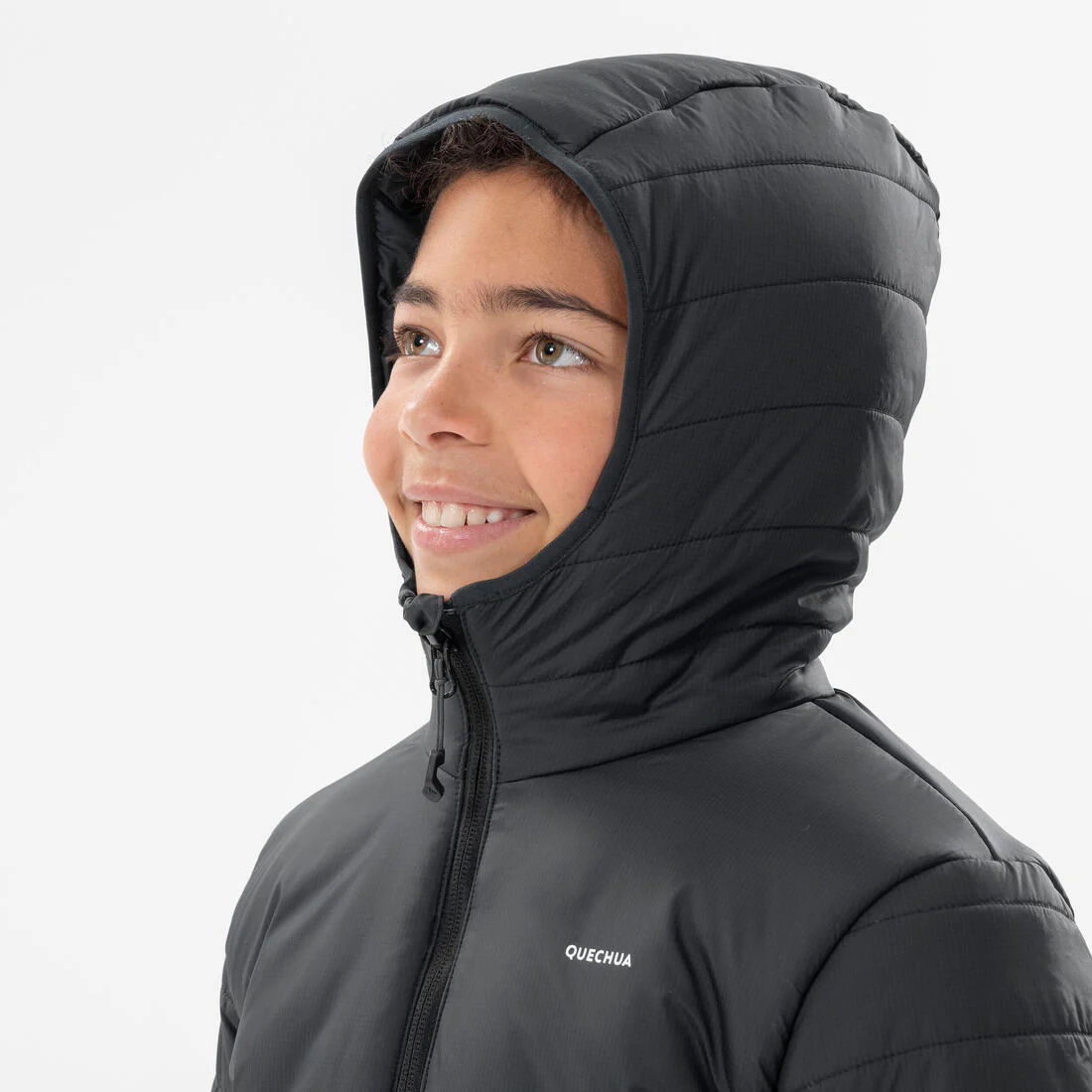 KIDS’ PADDED HIKING JACKET - HYBRID AGED 7-15 - Image 6