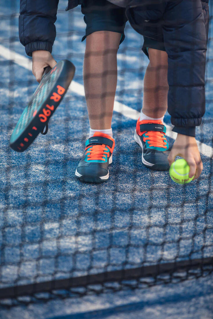 Kids' Padel Shoes PS 190 - Blue/Red - Image 12
