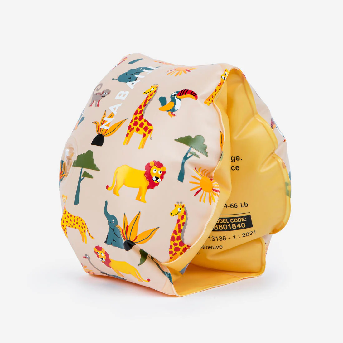 Kids pool armbands 11-30 kg “SAVANE” beige print - Image 4