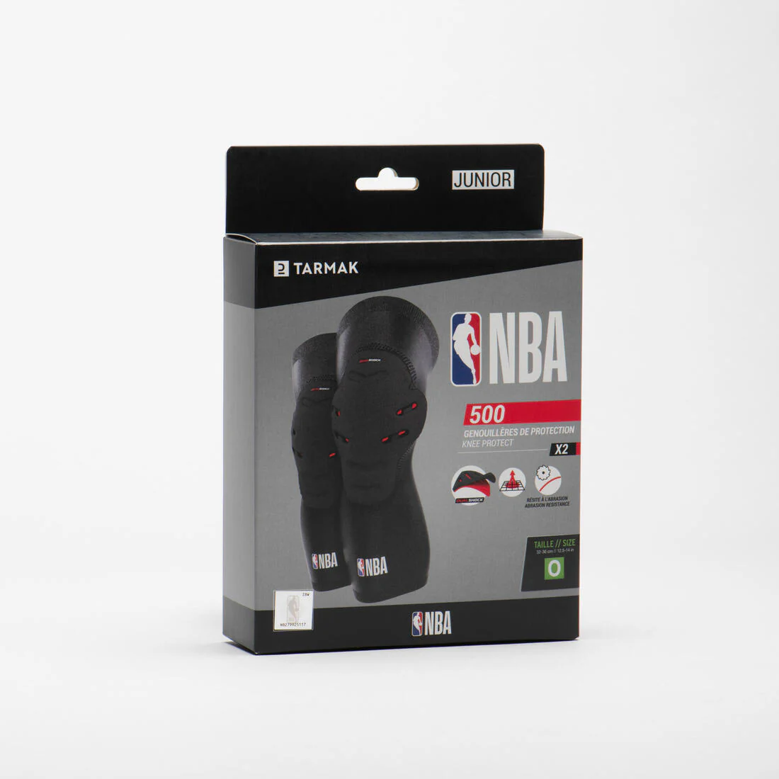Kids' Protective Basketball Knee Pads KP500 Twin-Pack - NBA/Black - Image 9