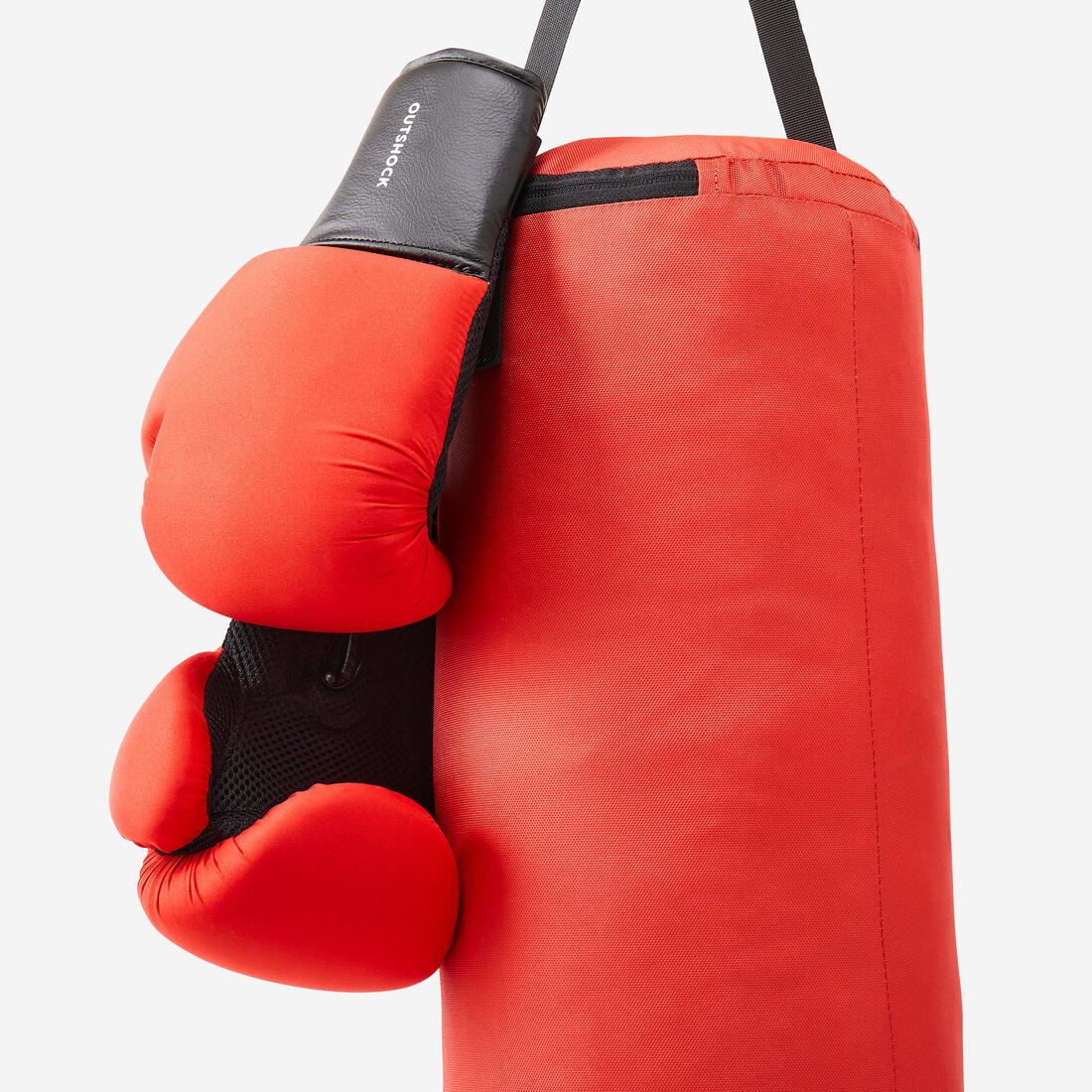 Kids' Punching Bag and Boxing Gloves Set - Red - Image 2