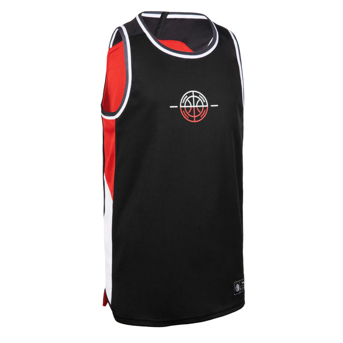 Kids' Reversible Sleeveless Basketball T-Shirt / Jersey T500R - Image 10
