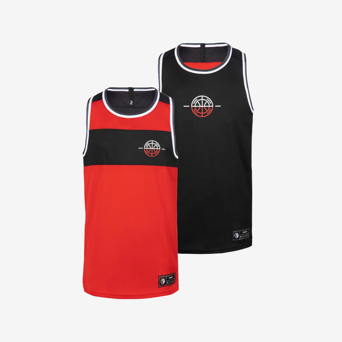 Kids' Reversible Sleeveless Basketball T-Shirt / Jersey T500R - Image 3