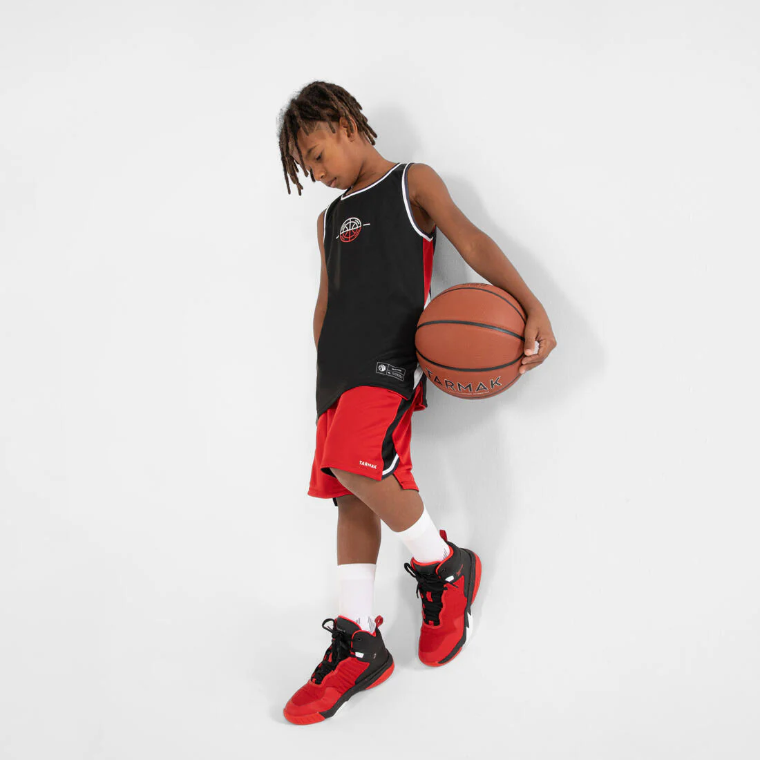 Kids' Reversible Sleeveless Basketball T-Shirt / Jersey T500R - Image 8