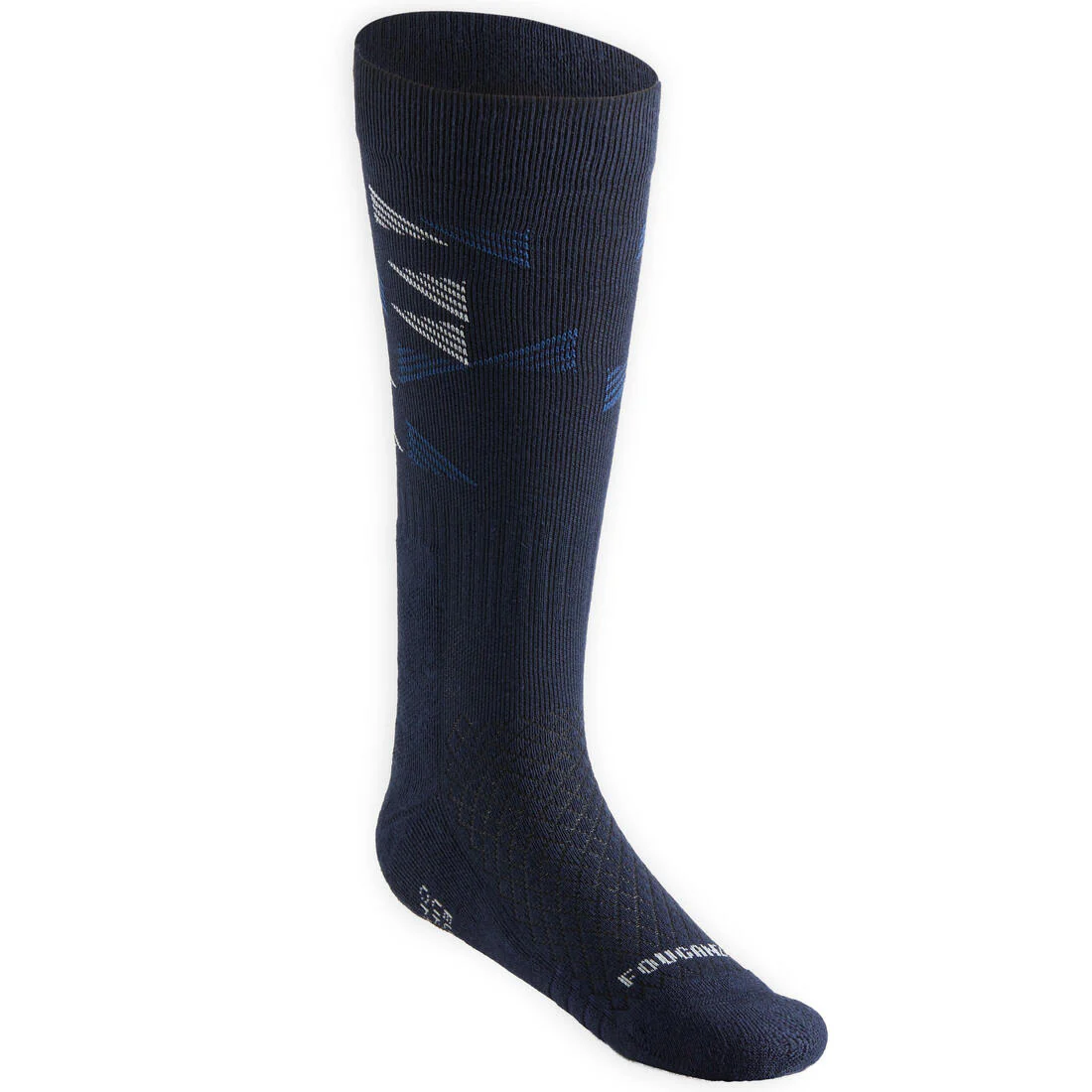 Kids' Riding Socks SKS 500 - Navy/Midnight Print - Image 6