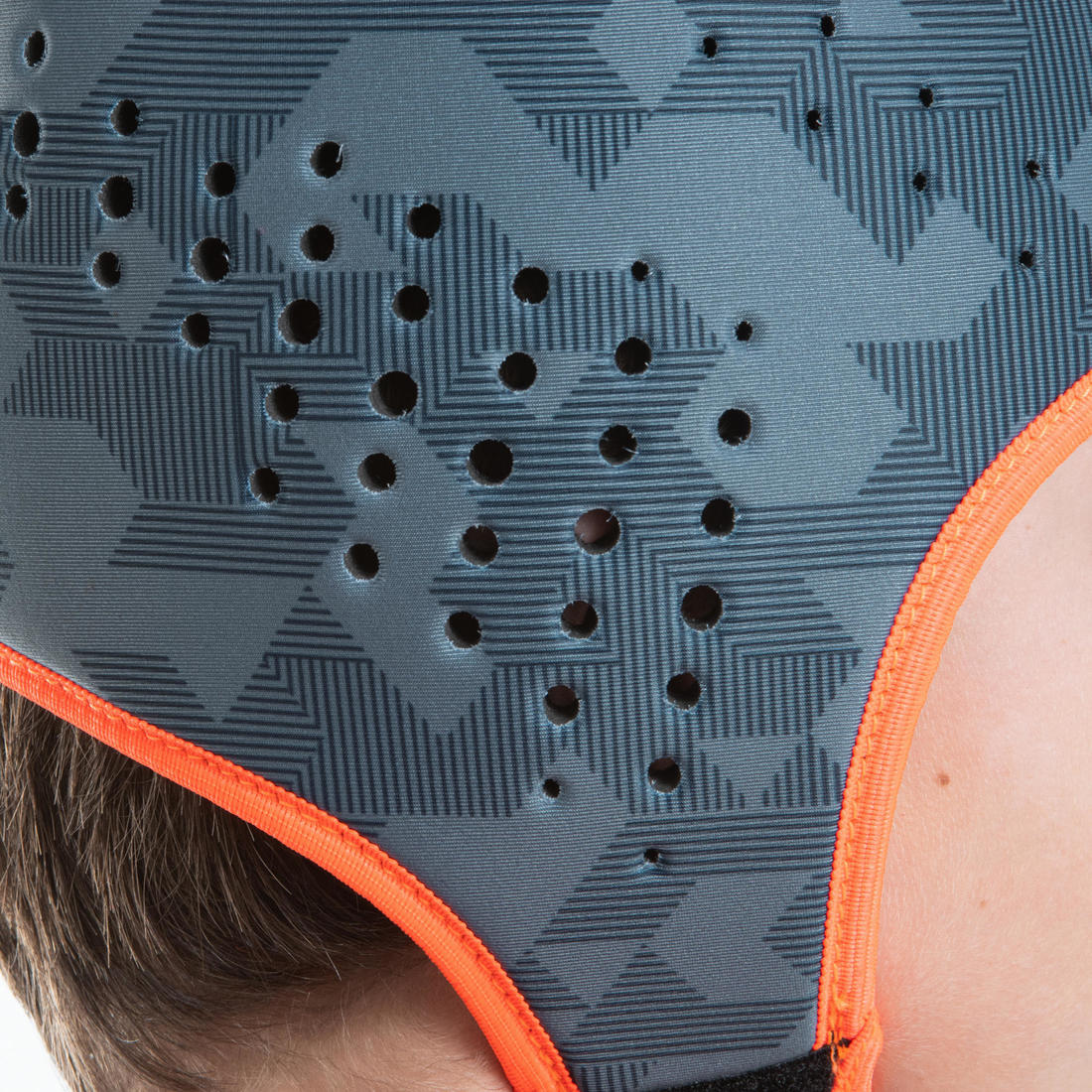 Kids' Rugby Scrum Cap 100 - Grey - Image 6