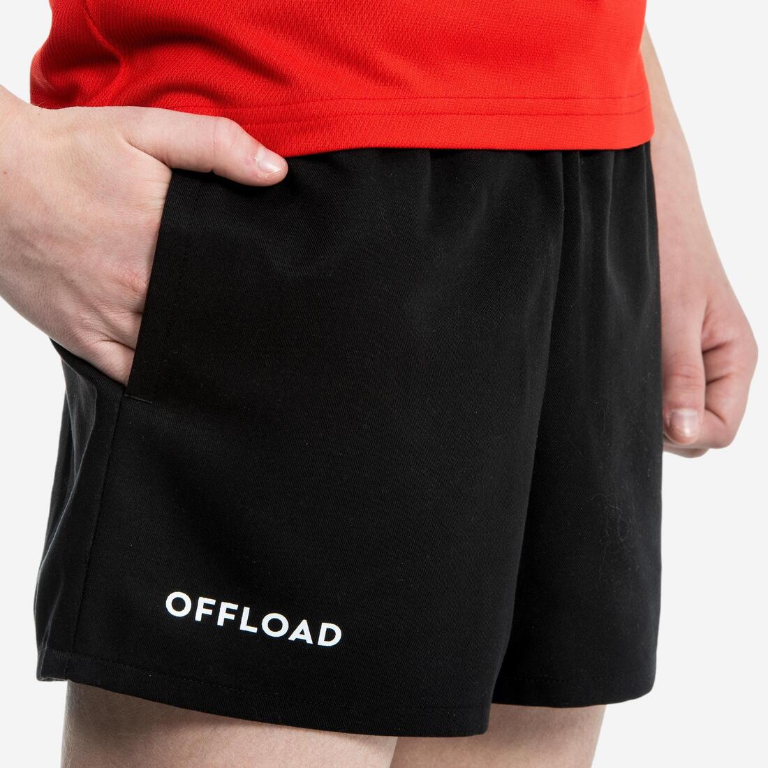 Kids' Rugby Shorts with Pockets R100