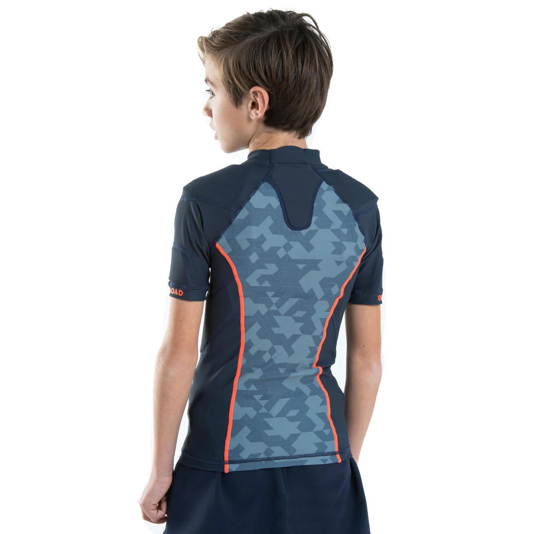 Kids' Rugby Shoulder Pads R100 - Blue/Grey - Image 2